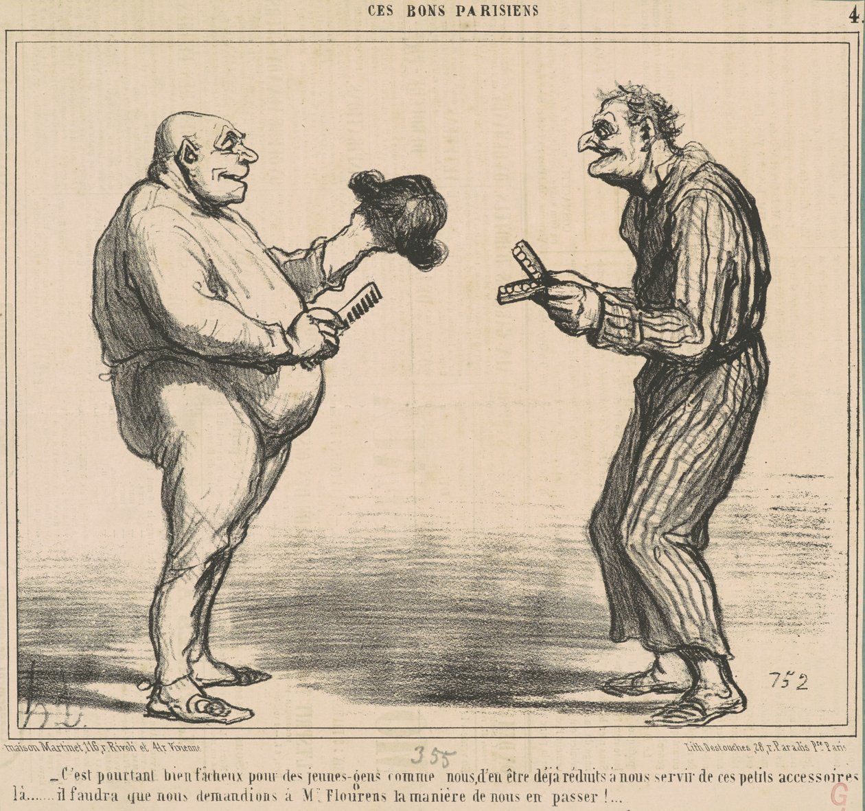 Ancak ne yazık ki... by Honoré Daumier