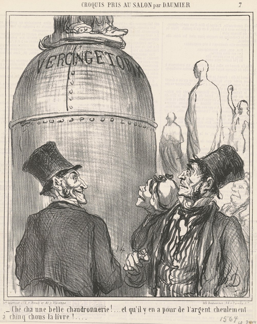 Güzel bir kazan yapımı! by Honoré Daumier