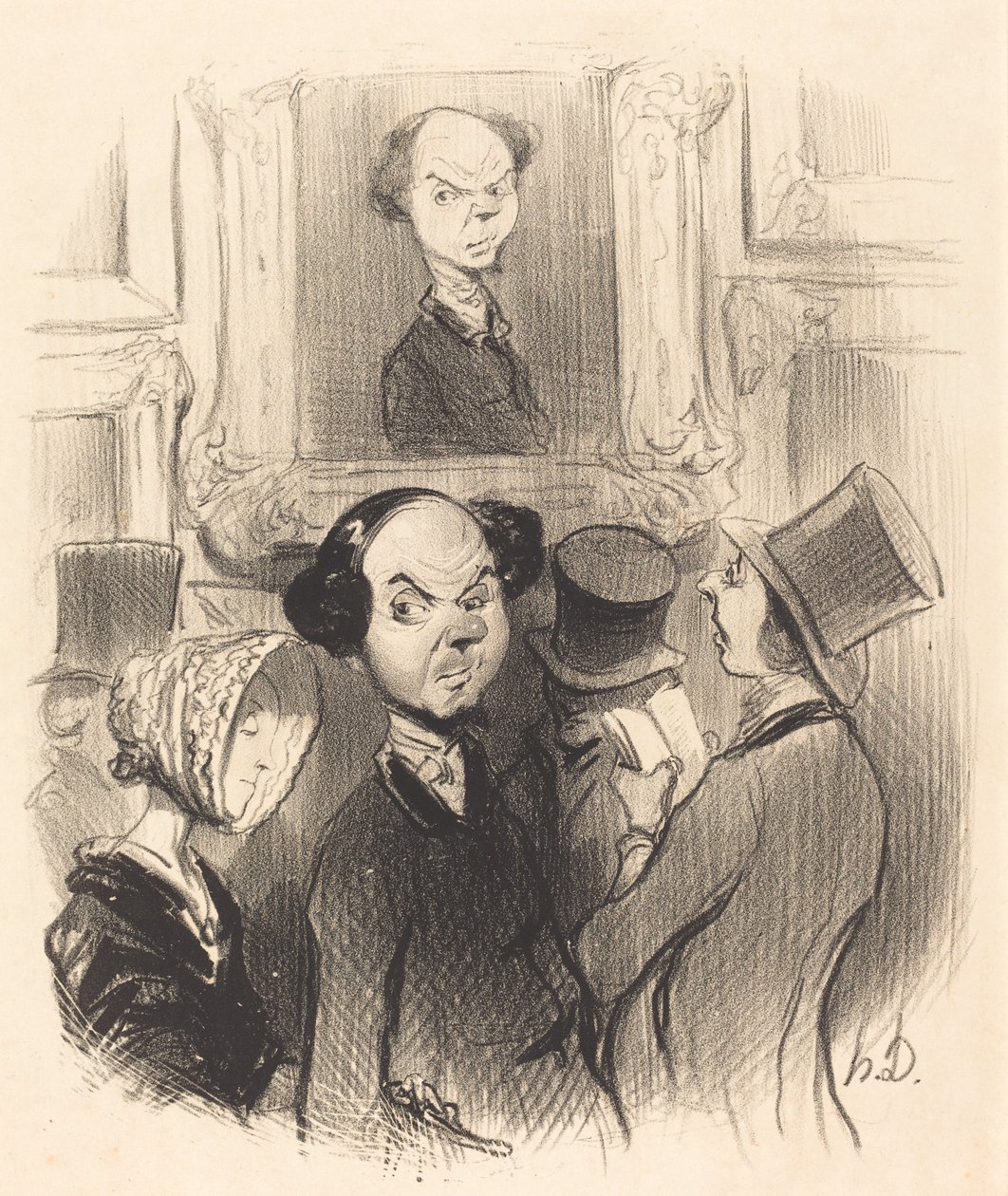 Ortaya çıkmak için büyülendi... by Honoré Daumier