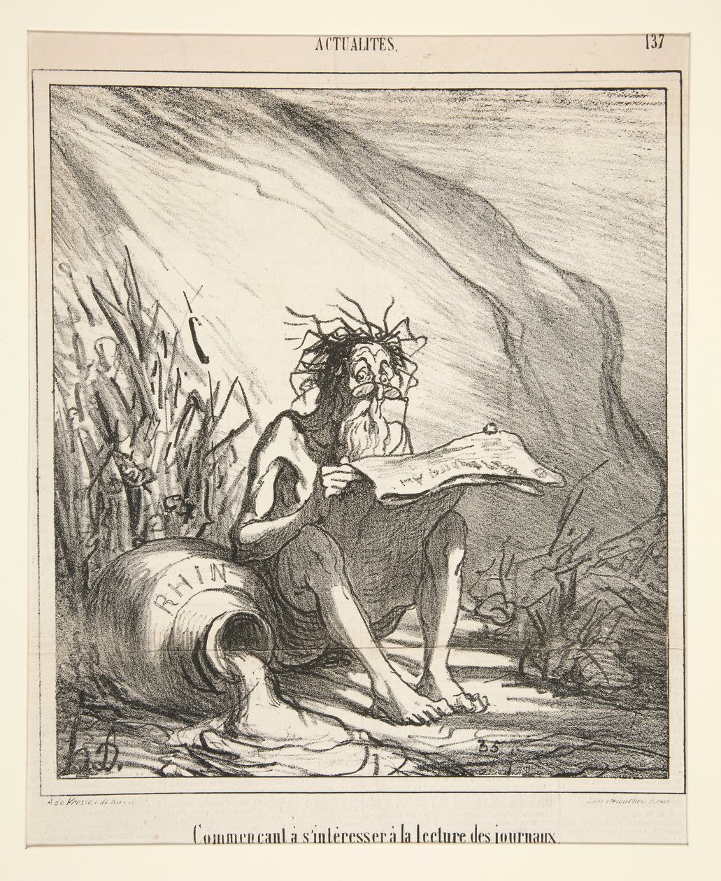 Bir s yorumlayıcısı by Honoré Daumier