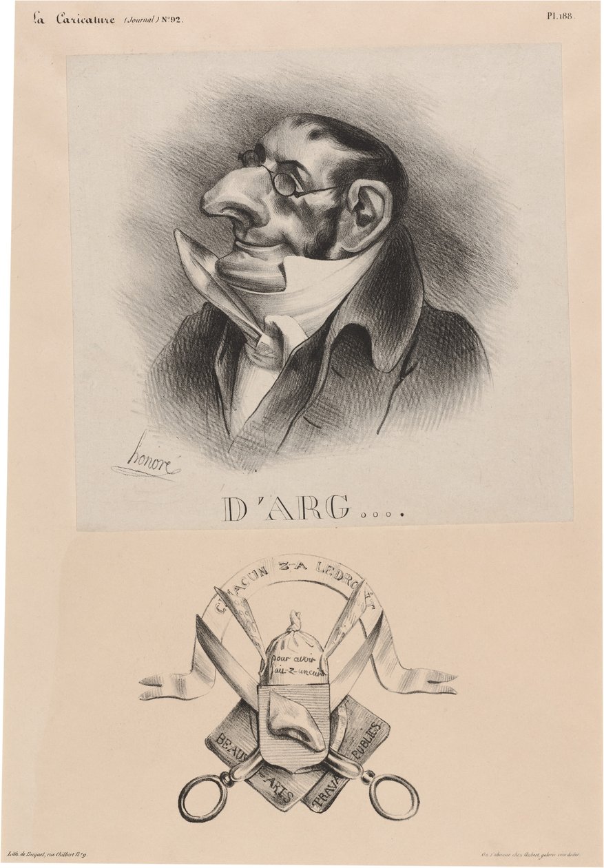 Argout Sayısı by Honoré Daumier