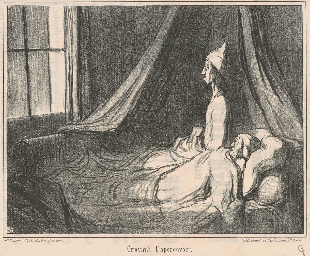 Göreceğine inanmak... by Honoré Daumier