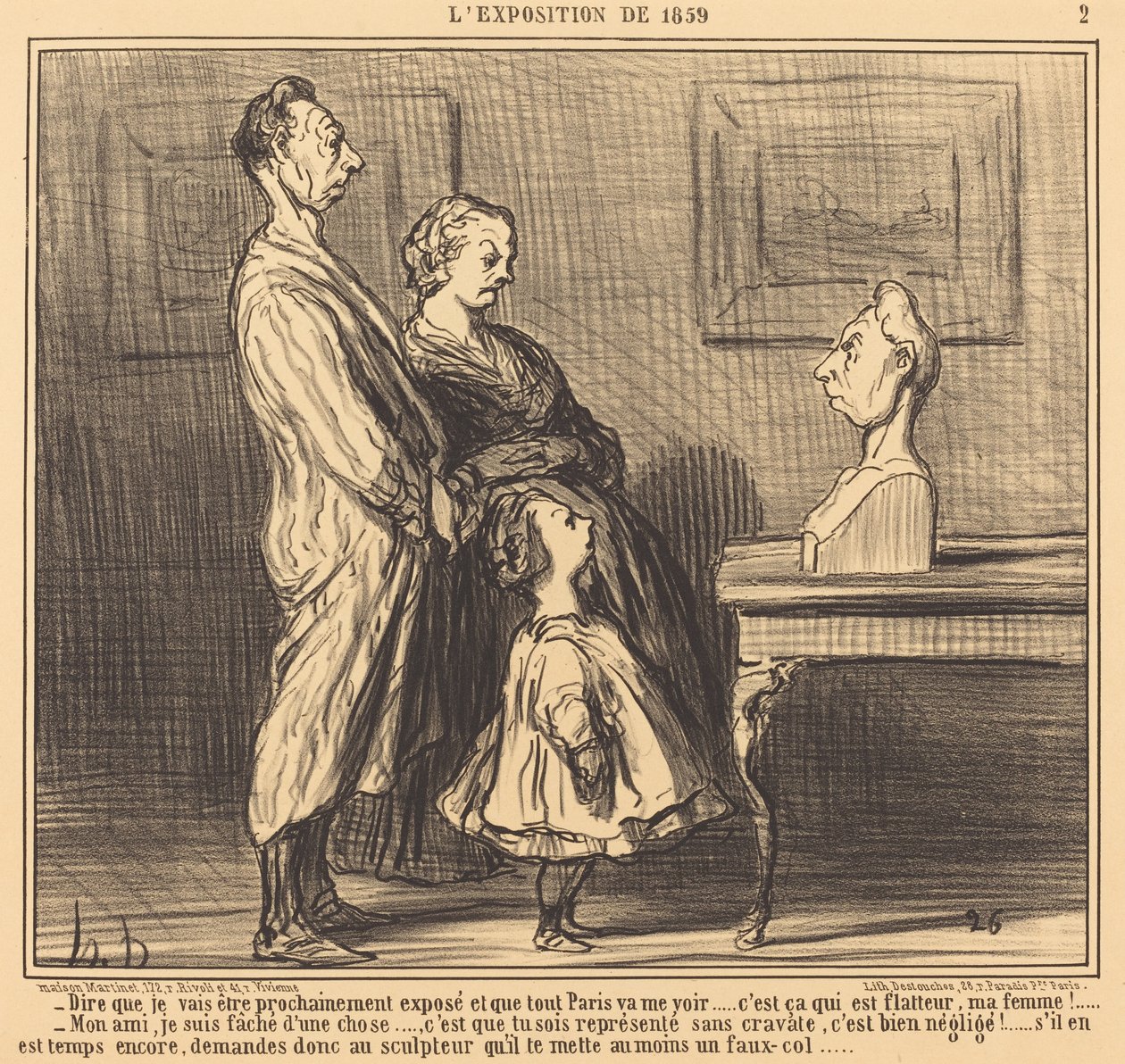 Maruz kalacağımı söylemek için... by Honoré Daumier