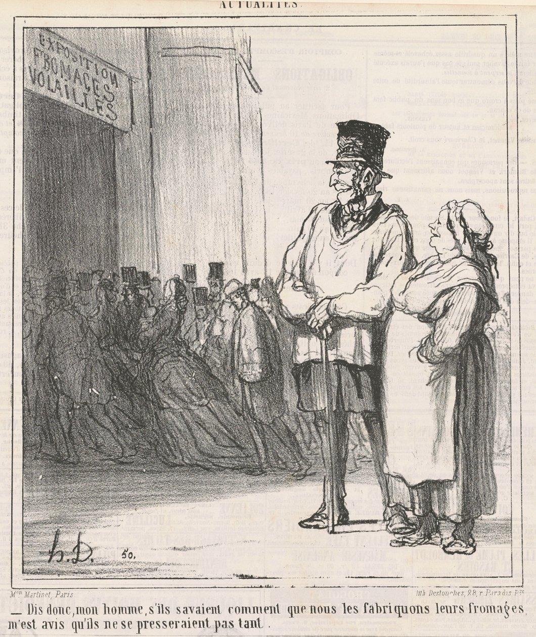 Söyle dostum, bilselerdi... by Honoré Daumier