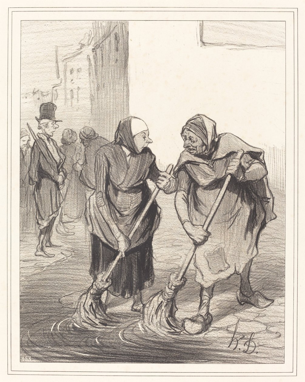 Söyle, Mame Giboulard... by Honoré Daumier