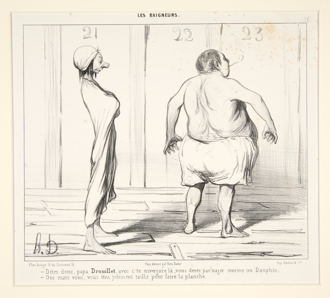 Öyle söyle, baba Drouillet, c ile by Honoré Daumier