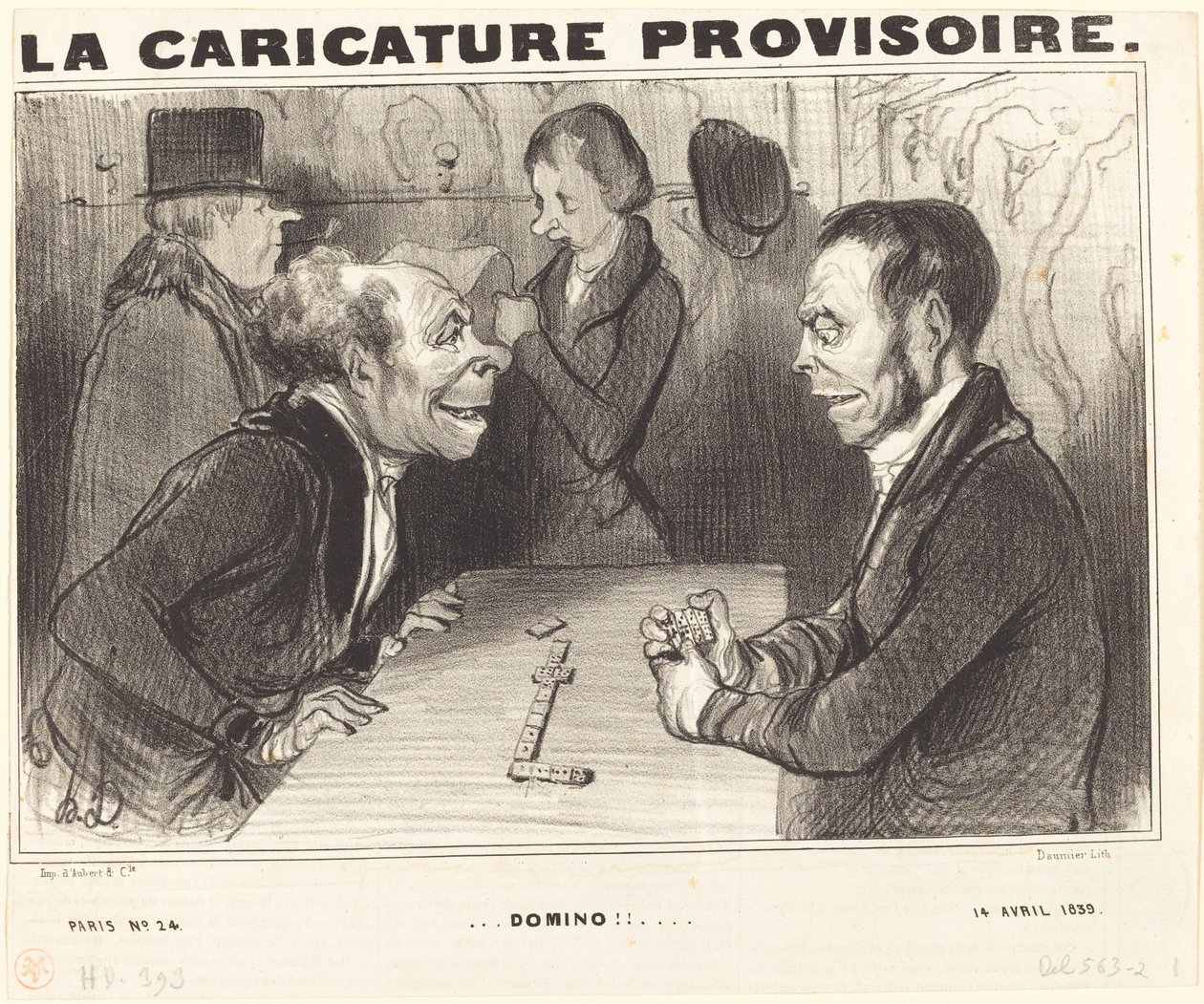 Domino!! by Honoré Daumier