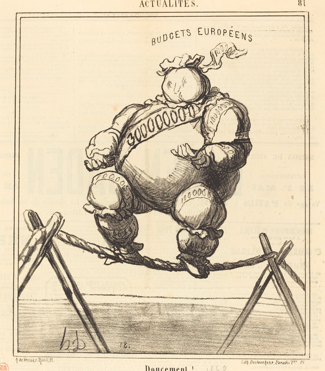 Nazikçe! by Honoré Daumier