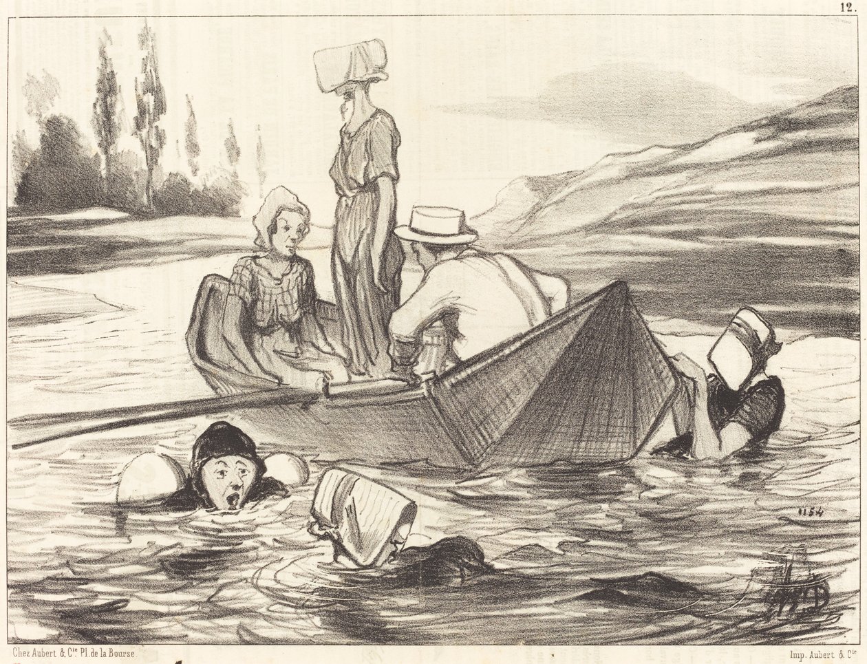 dolu suda by Honoré Daumier