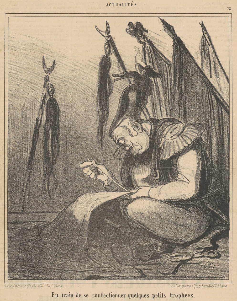 ...yapma sürecinde by Honoré Daumier