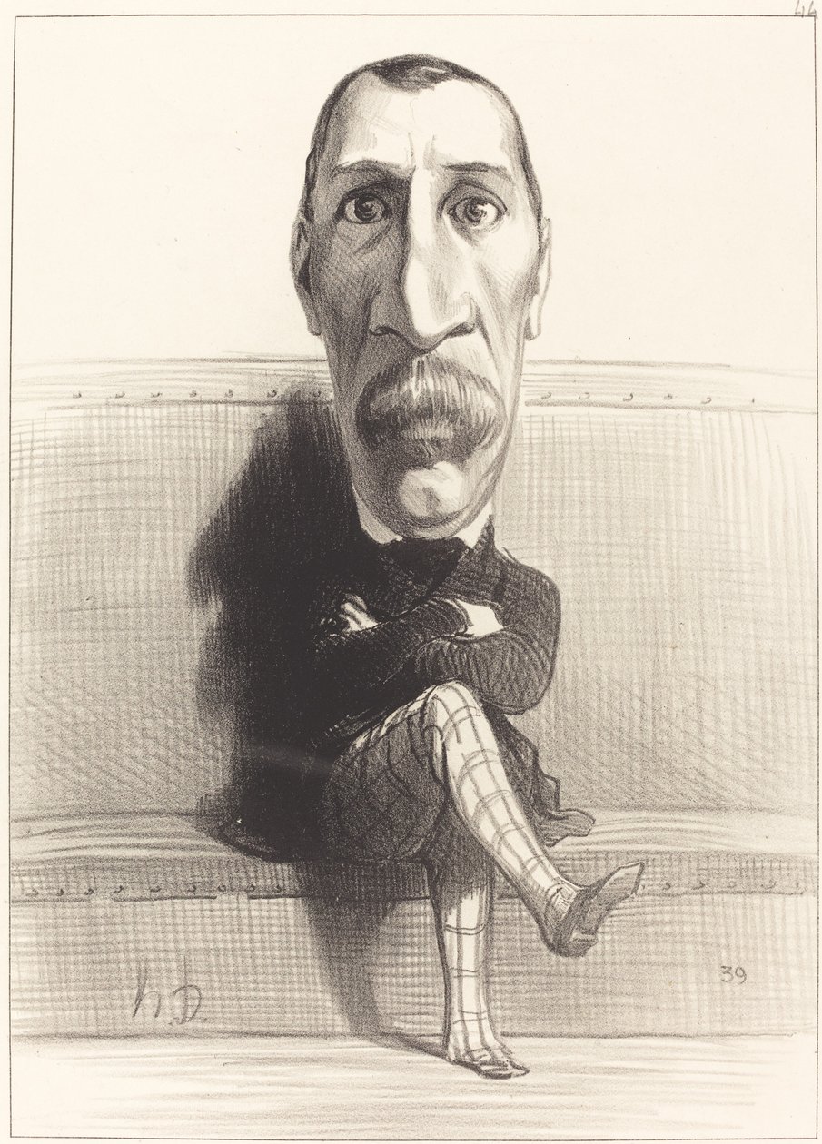 Eu. Isidore Buvignier by Honoré Daumier