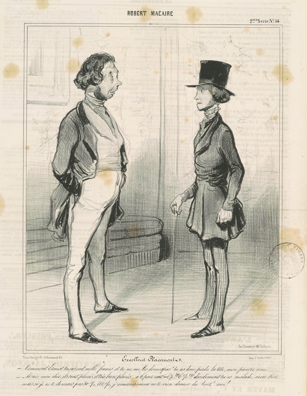 Mükemmel yerleştirme by Honoré Daumier