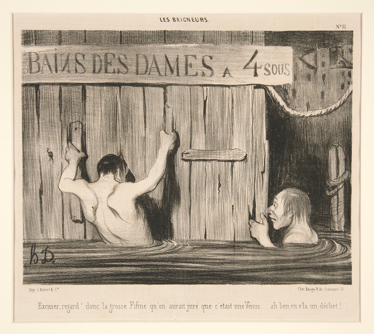 Bahane; bakış atmak by Honoré Daumier