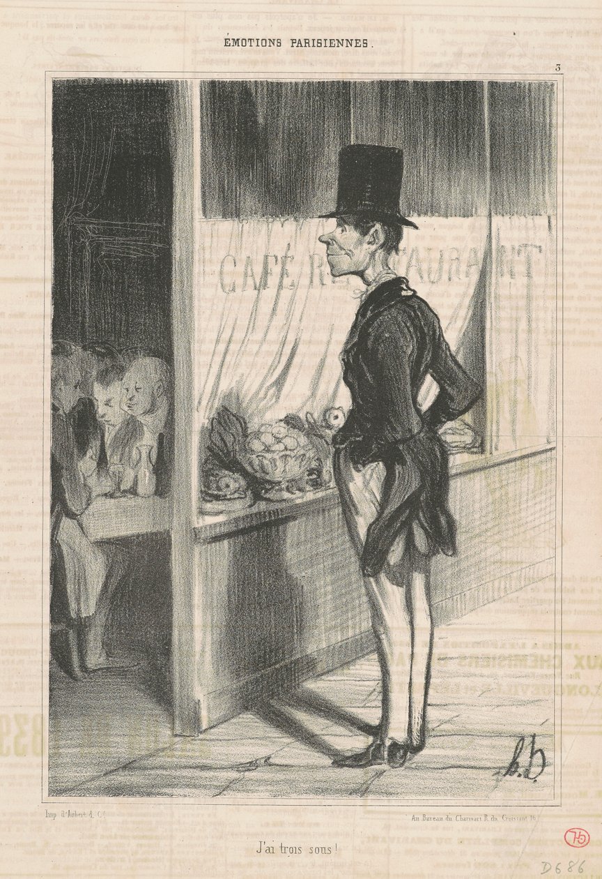 üç sentim var by Honoré Daumier