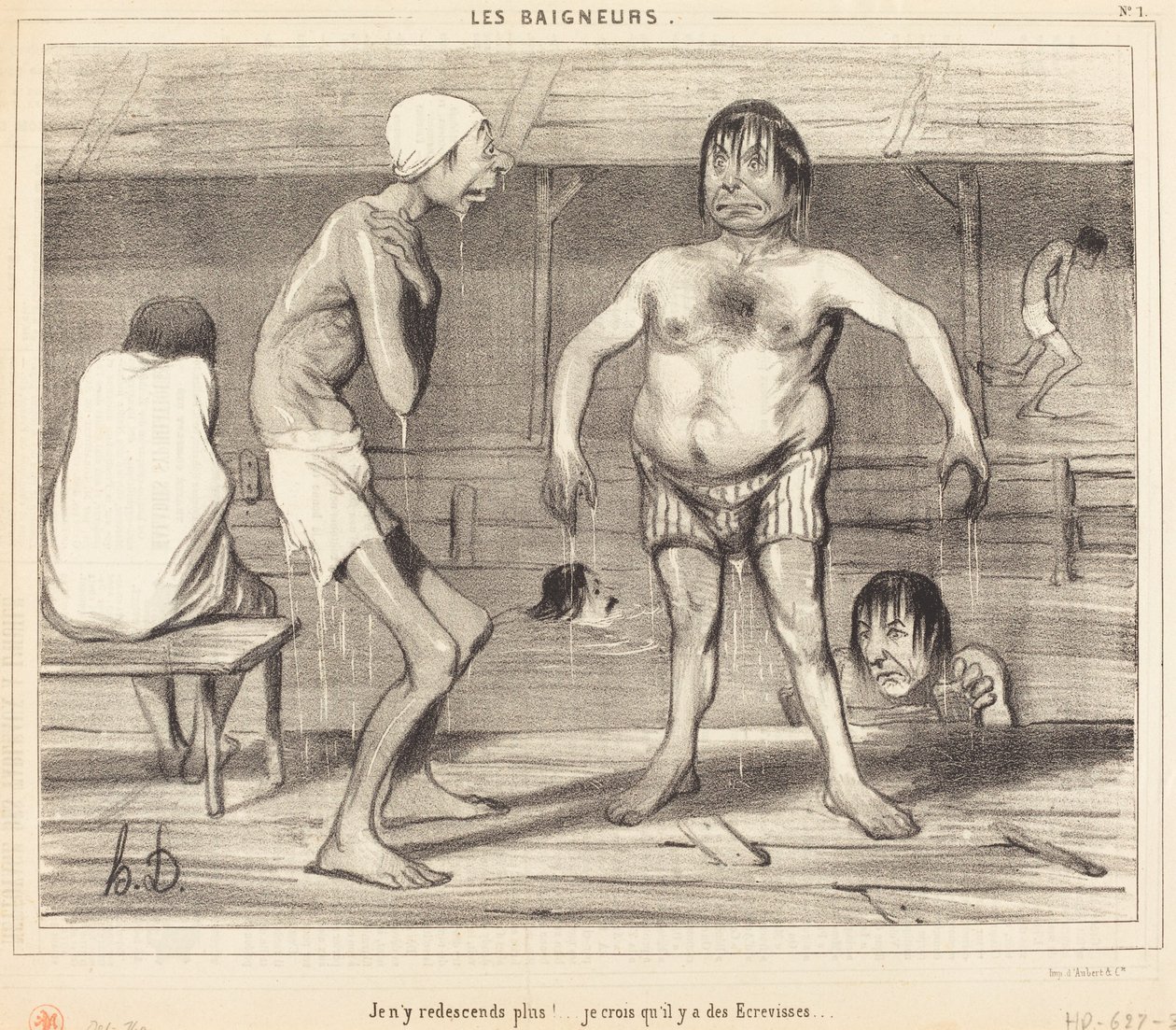 Oraya bir daha geri dönmeyeceğim!... Sanırım... by Honoré Daumier