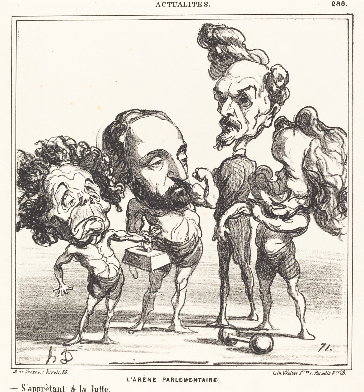 Parlamento Arenası by Honoré Daumier