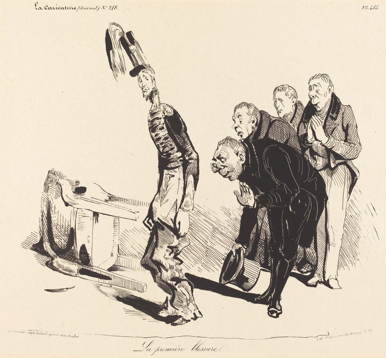 ilk yaralanma by Honoré Daumier