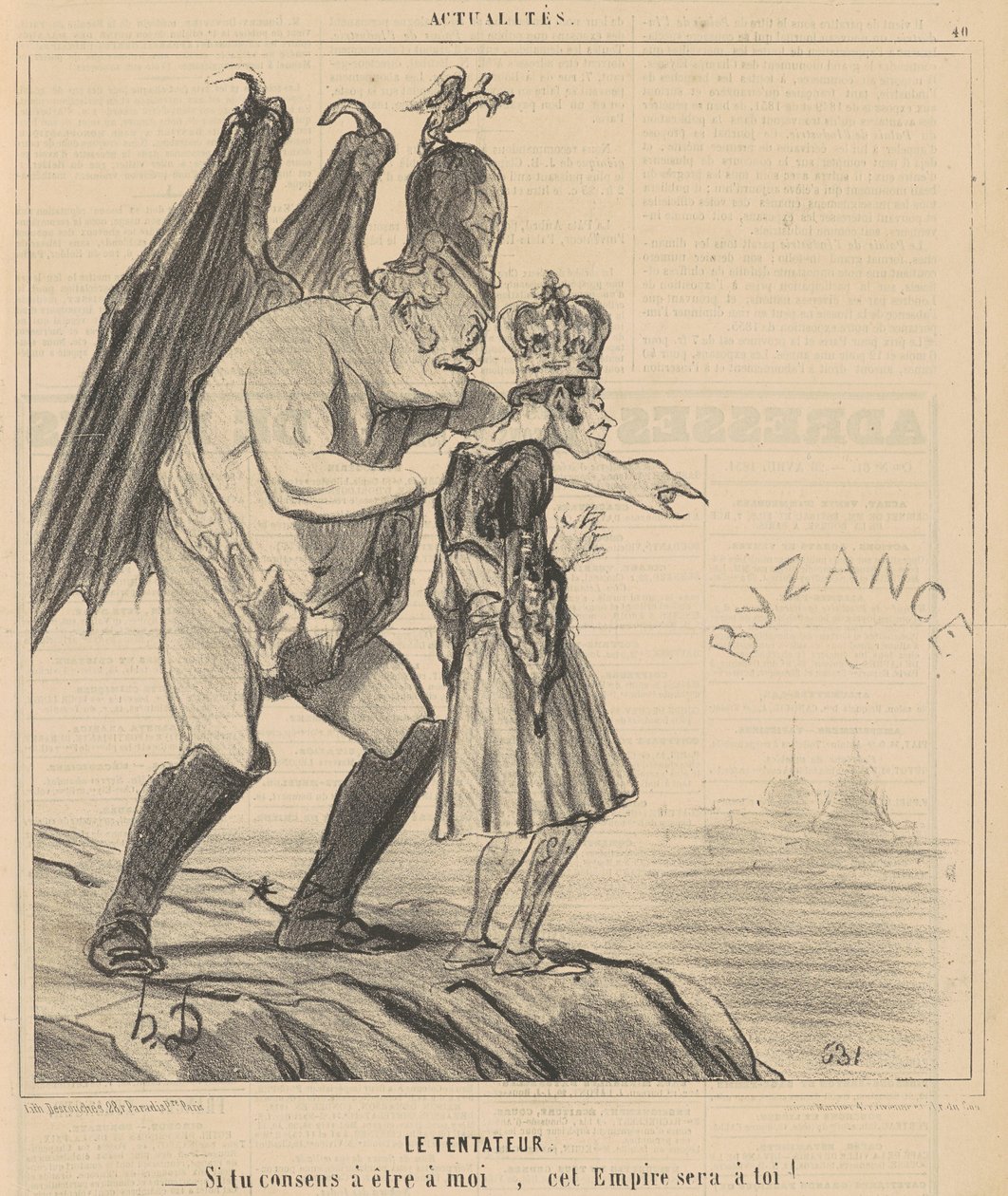 ayartıcı by Honoré Daumier