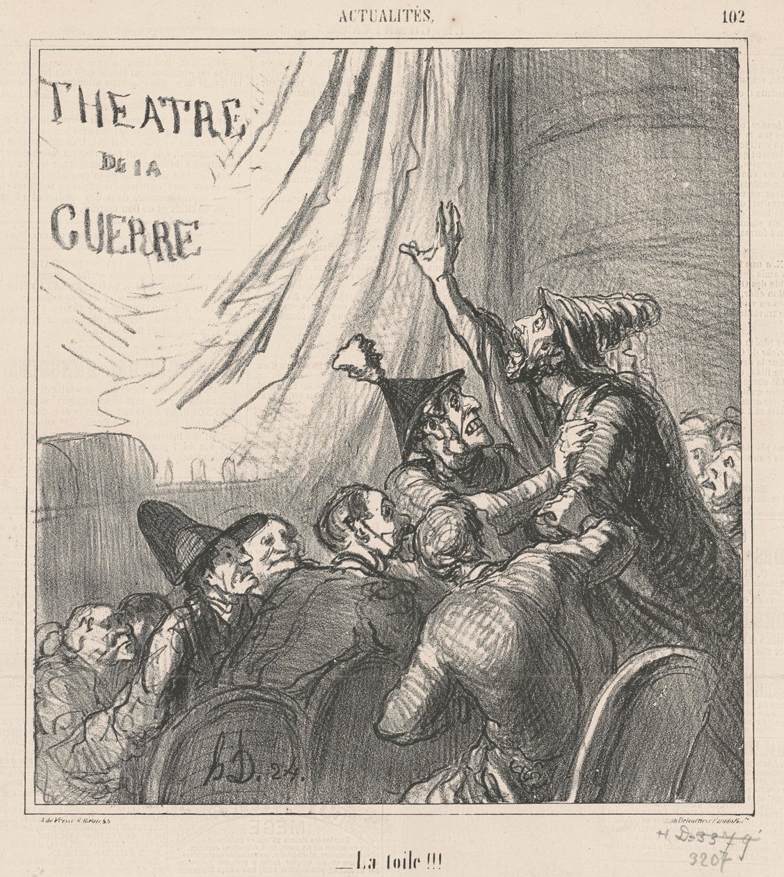 Ağ!!! by Honoré Daumier
