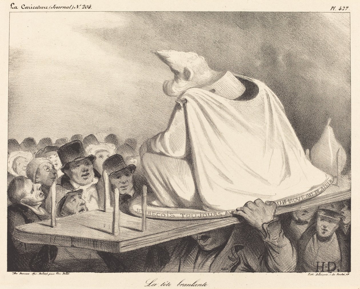 kafa sallamak by Honoré Daumier