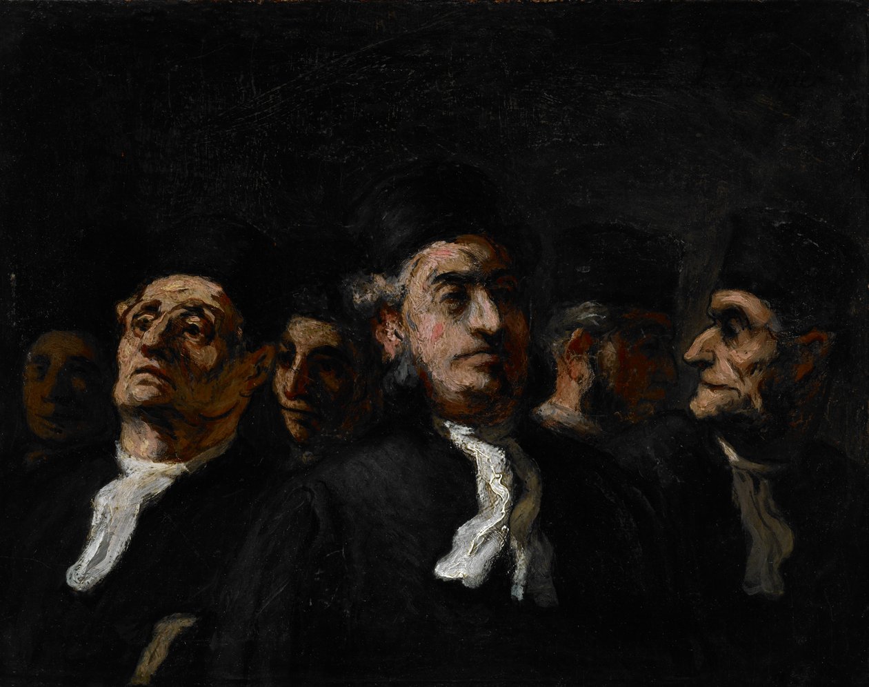 Avukatlar Toplantısı, c.1860 by Honoré Daumier