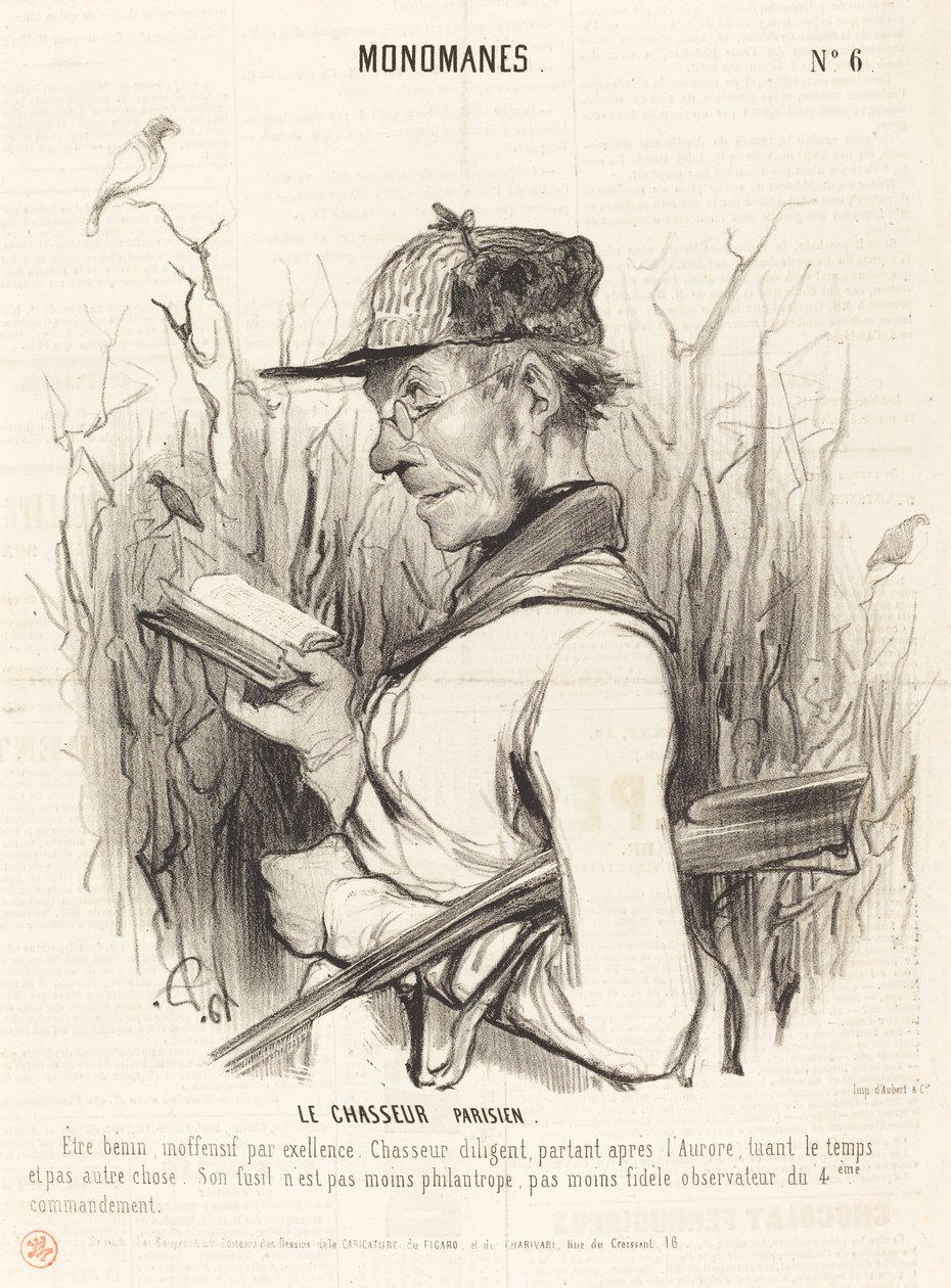 Parisli Avcı by Honoré Daumier