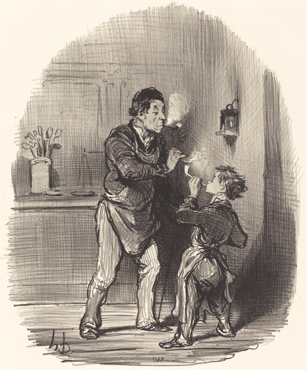 Filozof Chiffonnier by Honoré Daumier