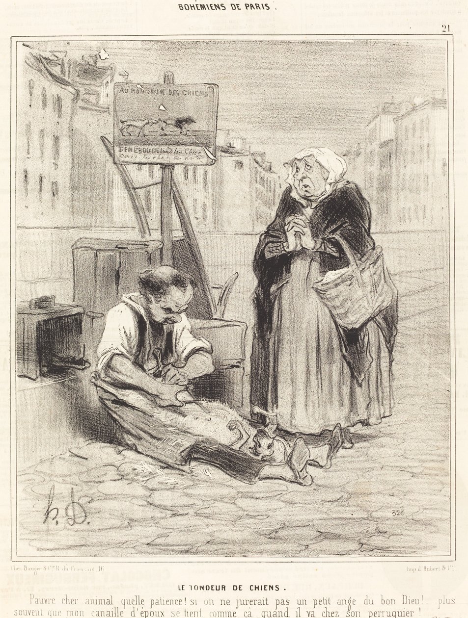 Köpek Kırıcı by Honoré Daumier