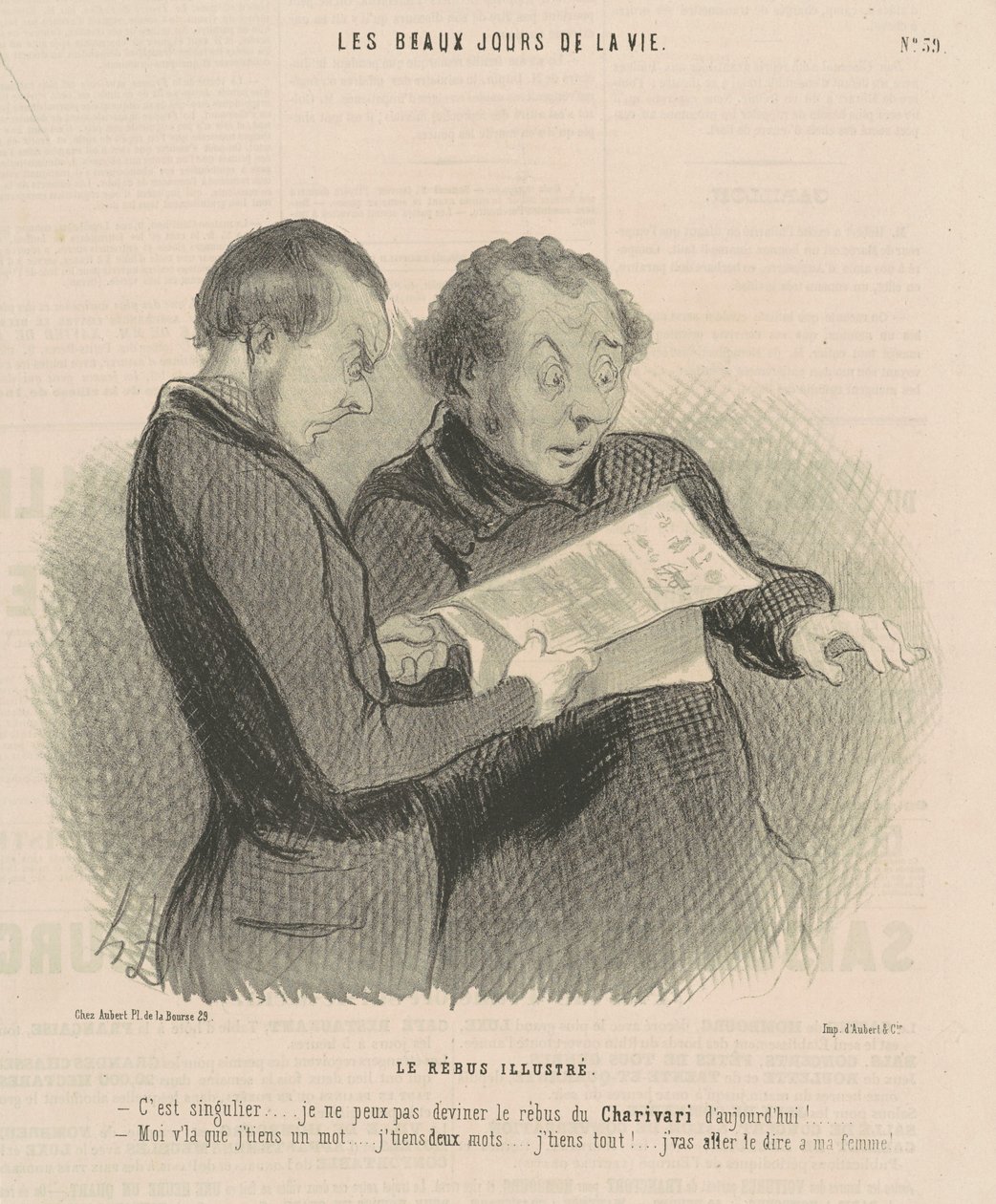 resimli bilmece by Honoré Daumier