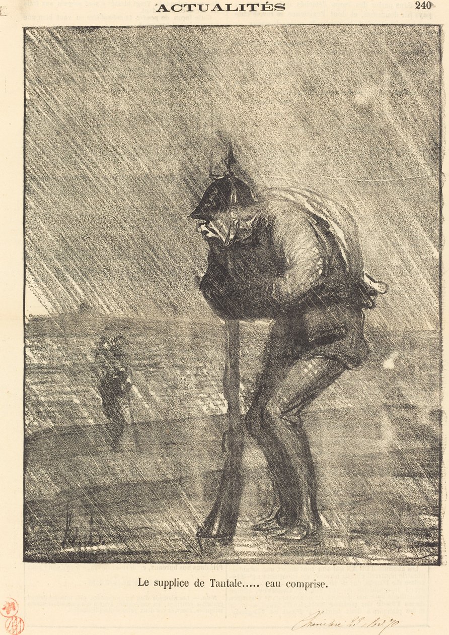 Tantal işkencesi... su dahil by Honoré Daumier