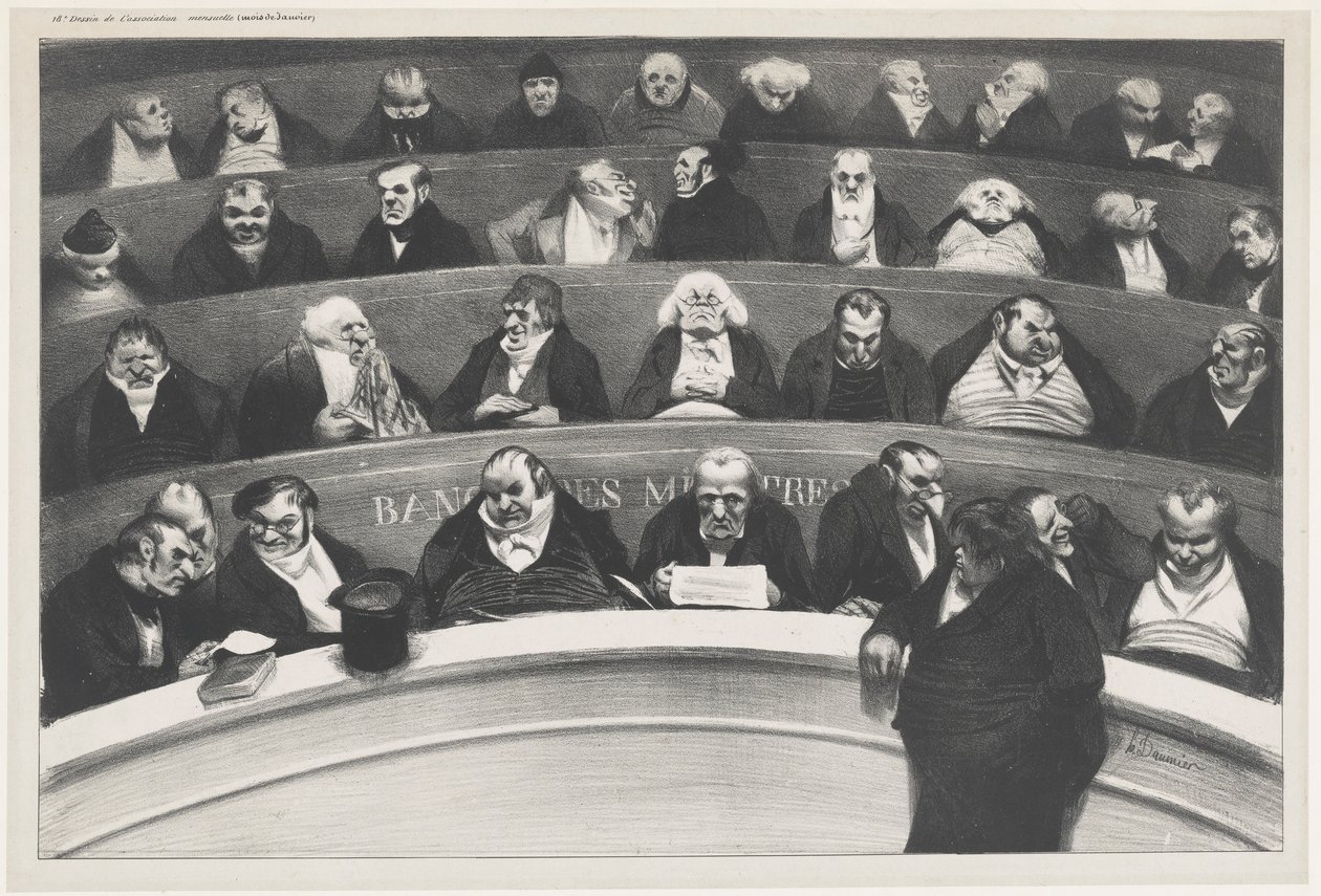 Yasama Karnı by Honoré Daumier