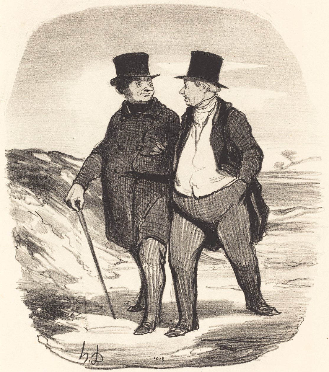 Zor zamanlar... by Honoré Daumier