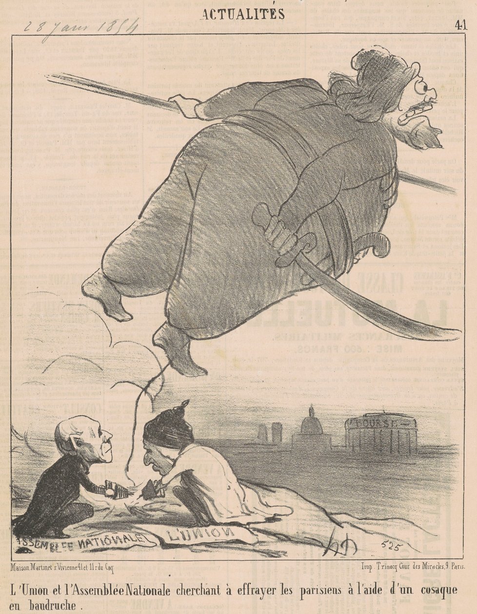 Tartışmalar... by Honoré Daumier