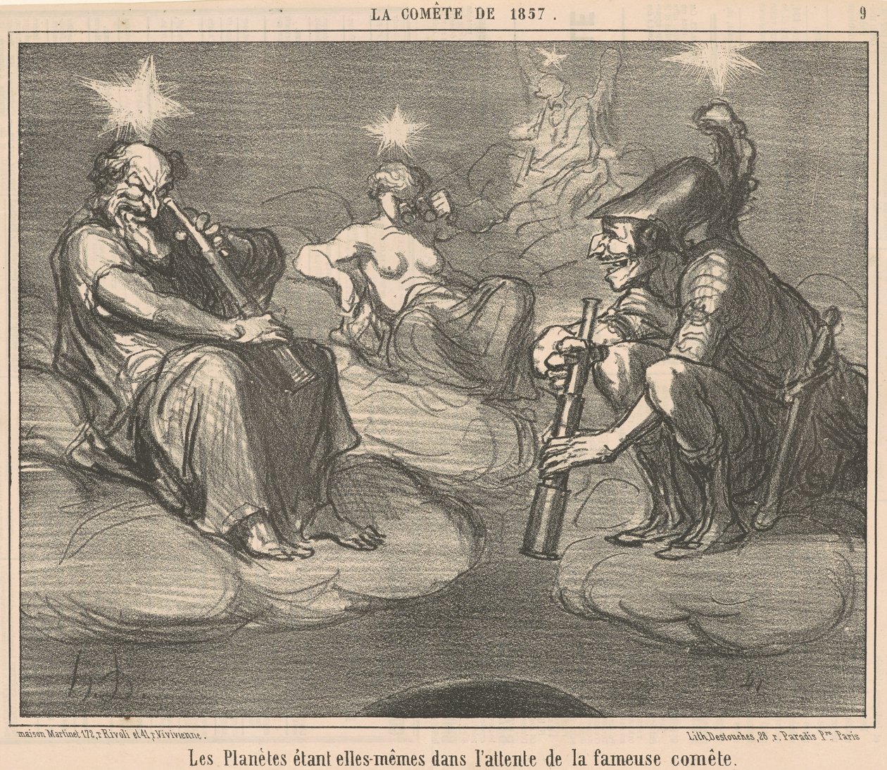 Gezegenlerin kendileri... by Honoré Daumier