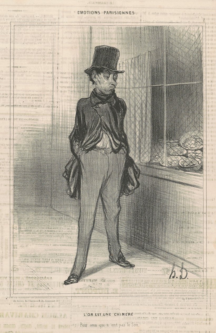 Altın bir kimeradır by Honoré Daumier