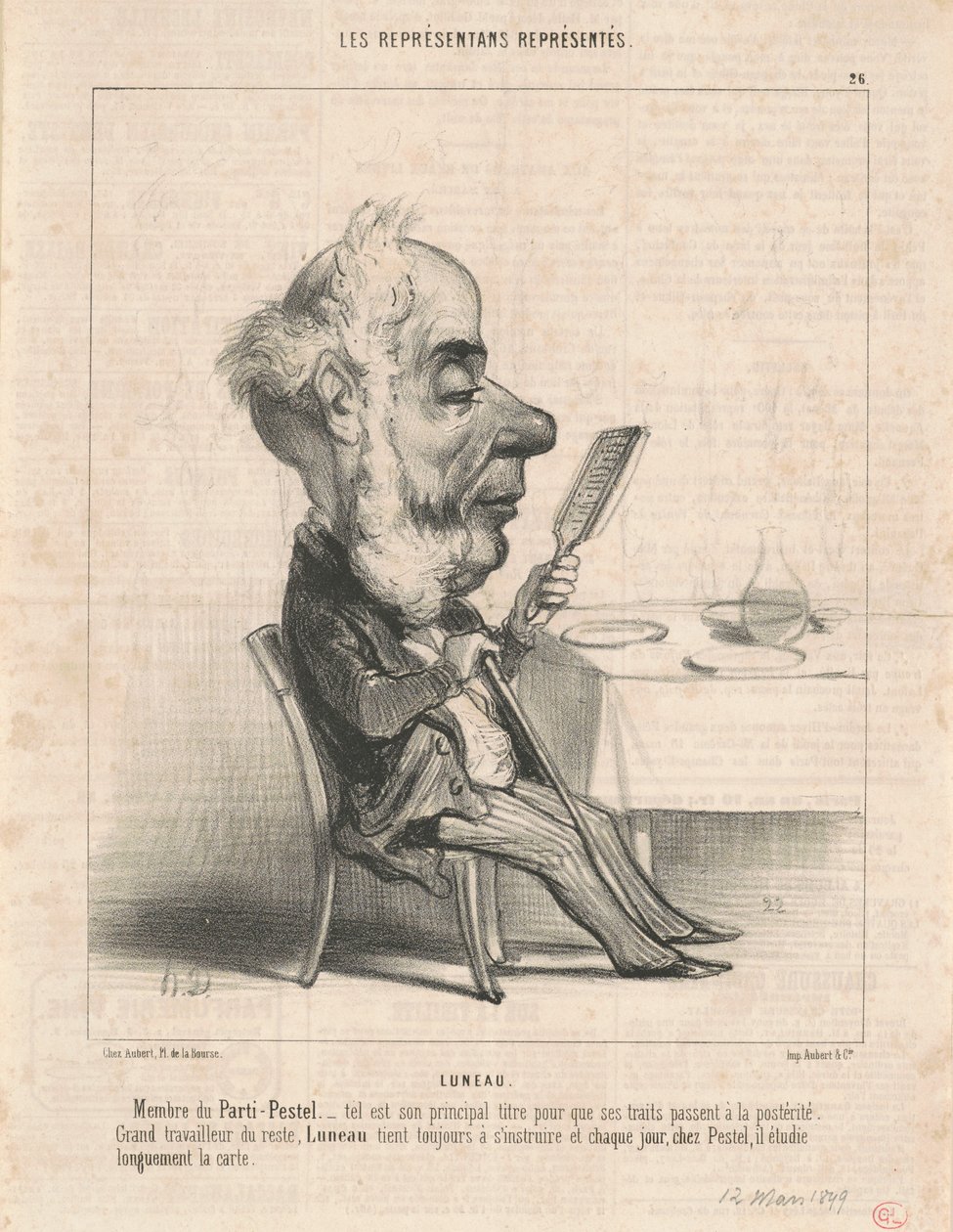 Luneau by Honoré Daumier