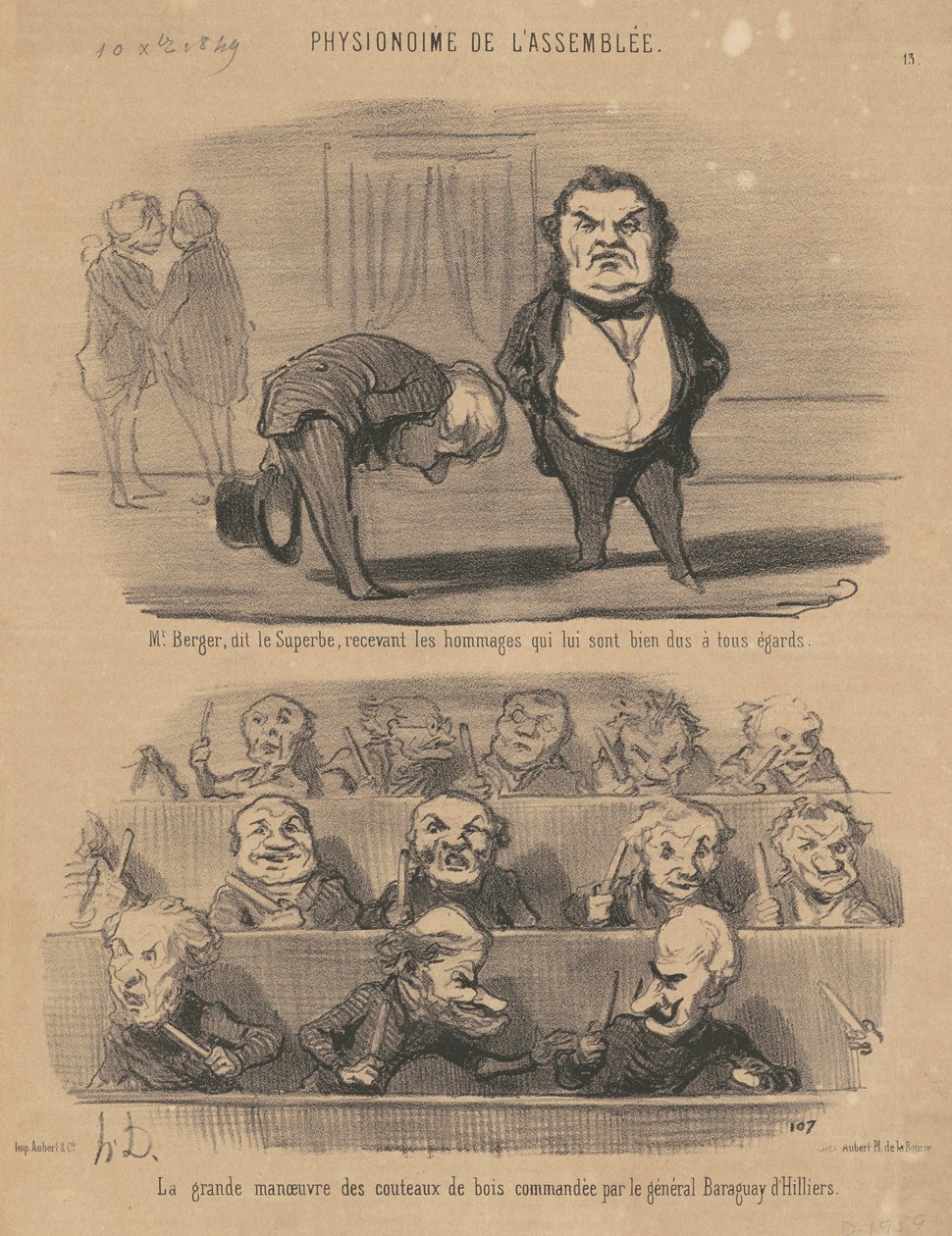 Bay Berger, dedi muhteşem... by Honoré Daumier