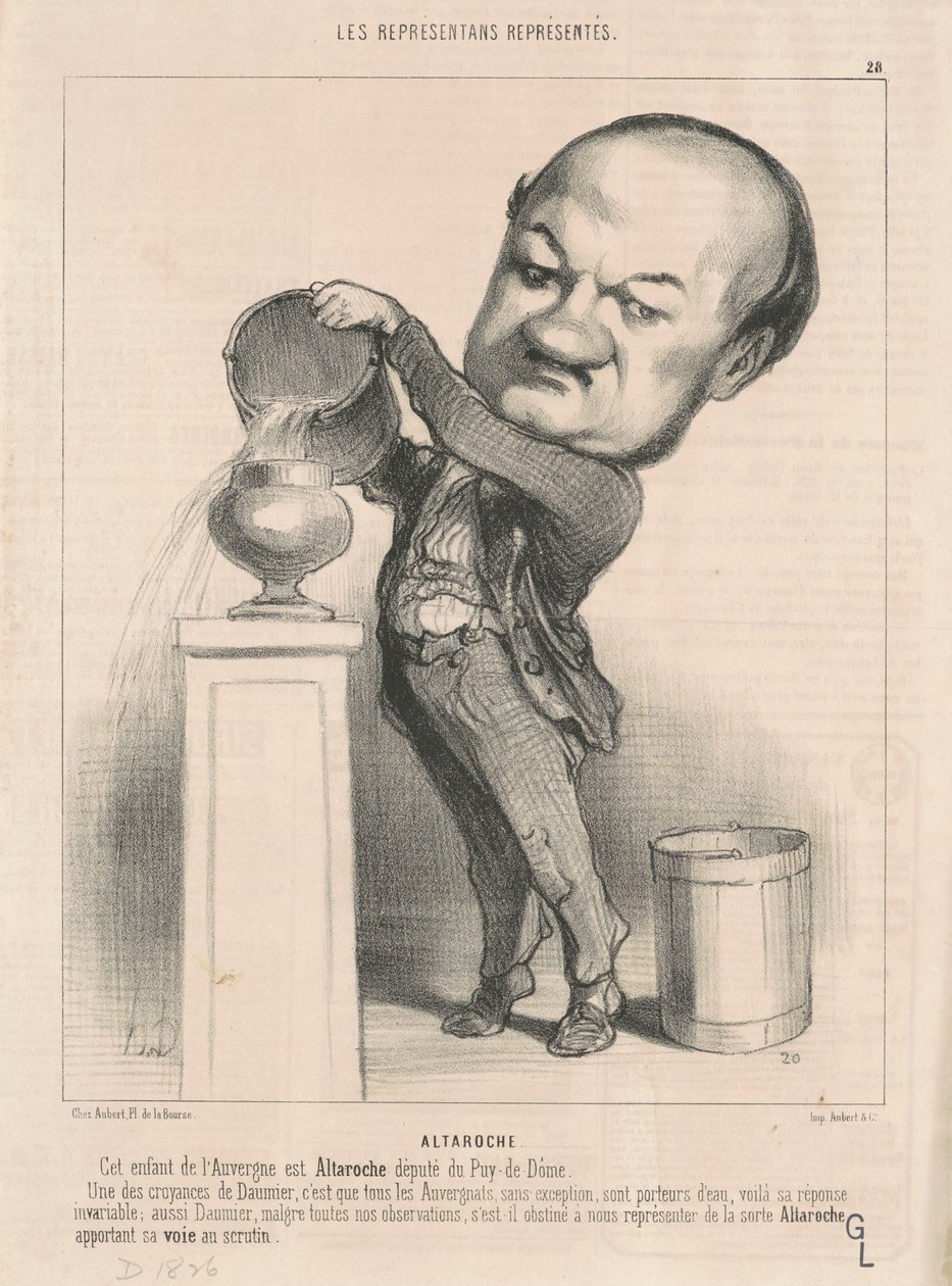 Marie-Michel Altaroch by Honoré Daumier