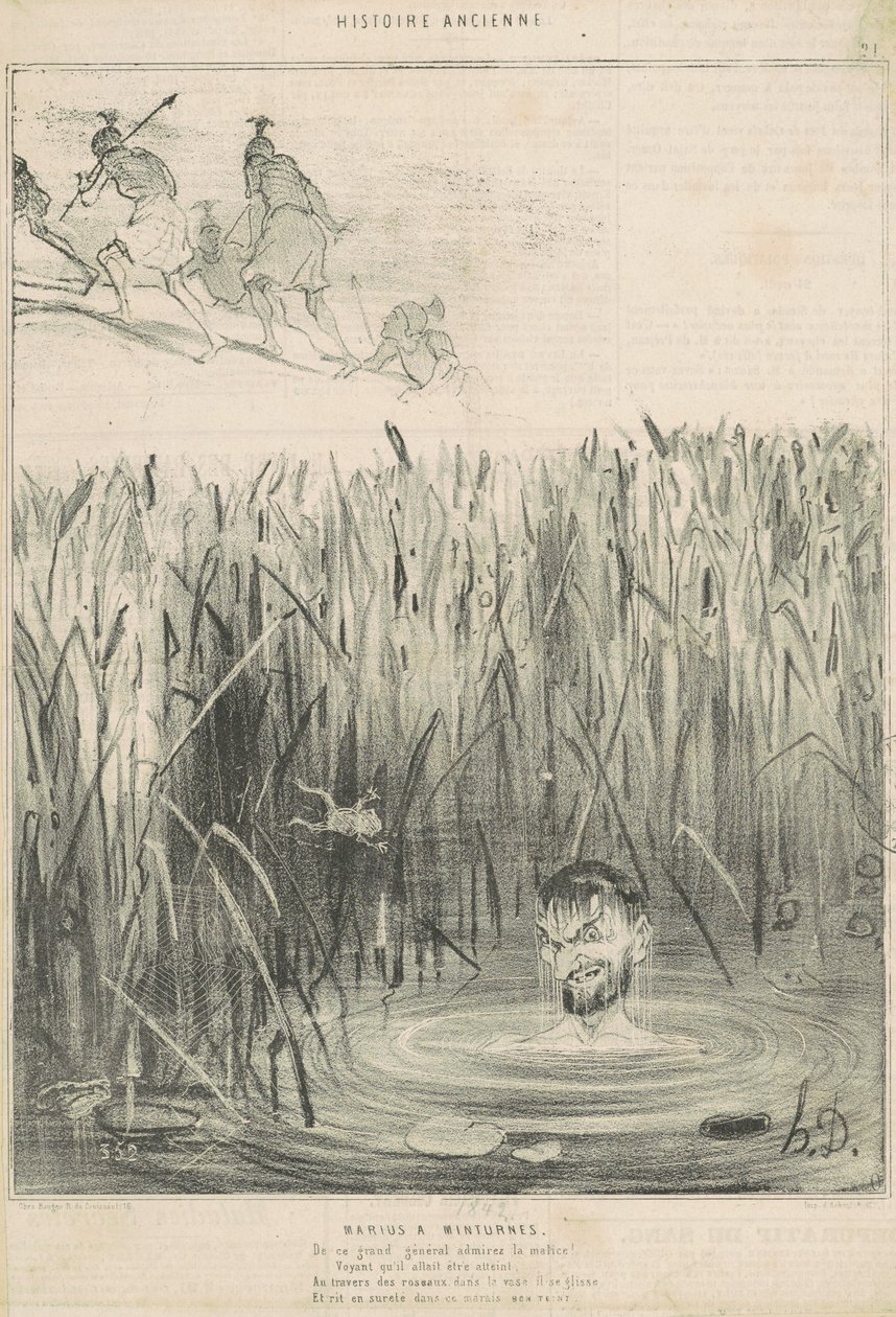 Marius bir dakika by Honoré Daumier
