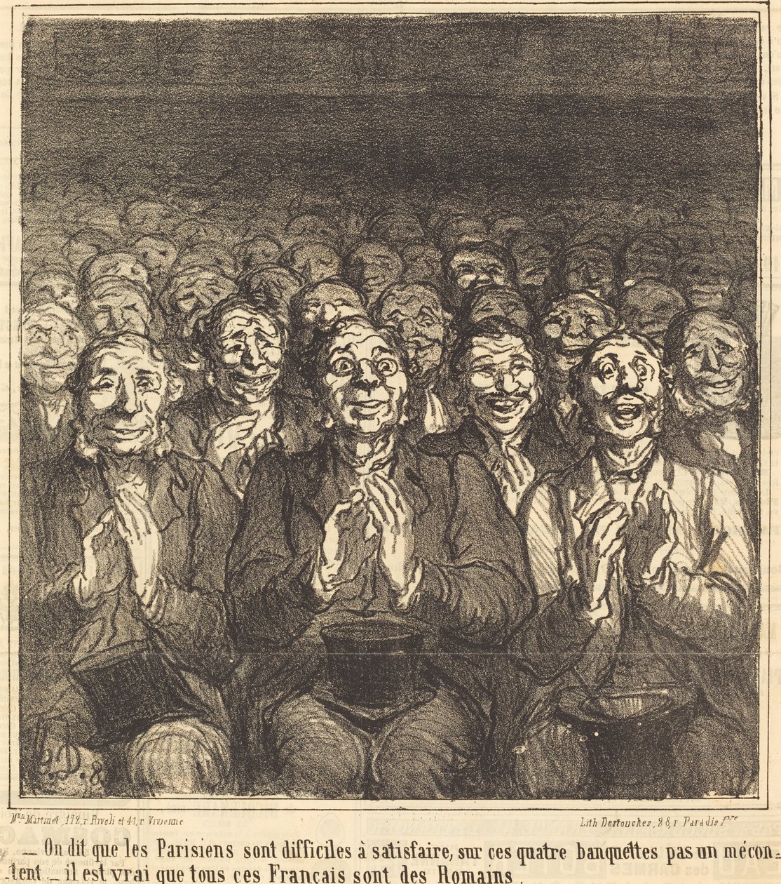Parislilerin olduğu söyleniyor... by Honoré Daumier