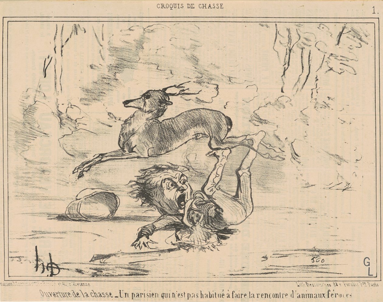 avın açılışı by Honoré Daumier
