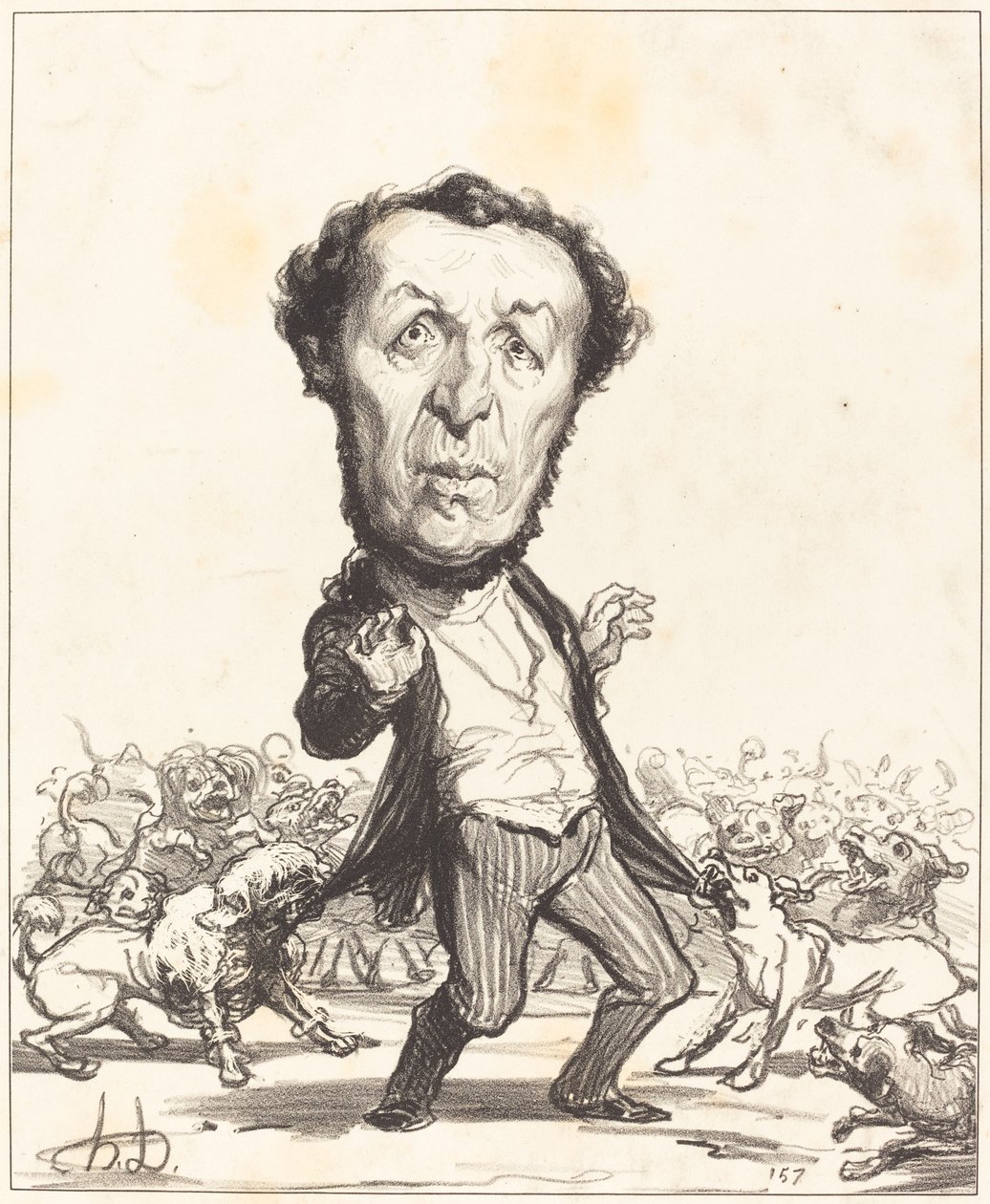 Ovide Remilly by Honoré Daumier