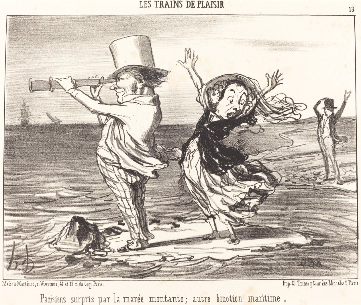 Parisliler gelgit şaşırttı... by Honoré Daumier