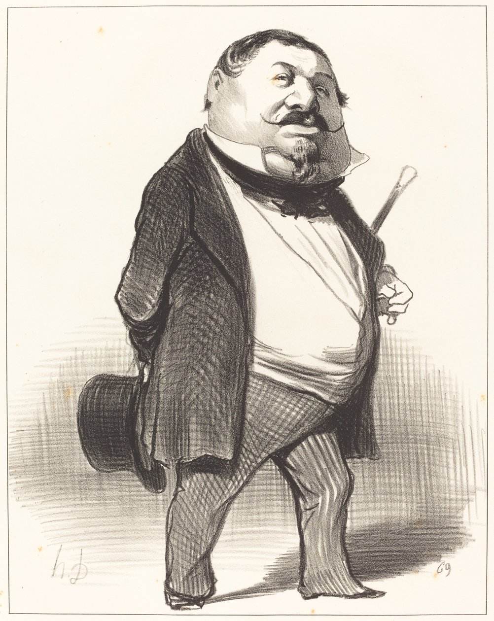 Prens Lucien Murat by Honoré Daumier