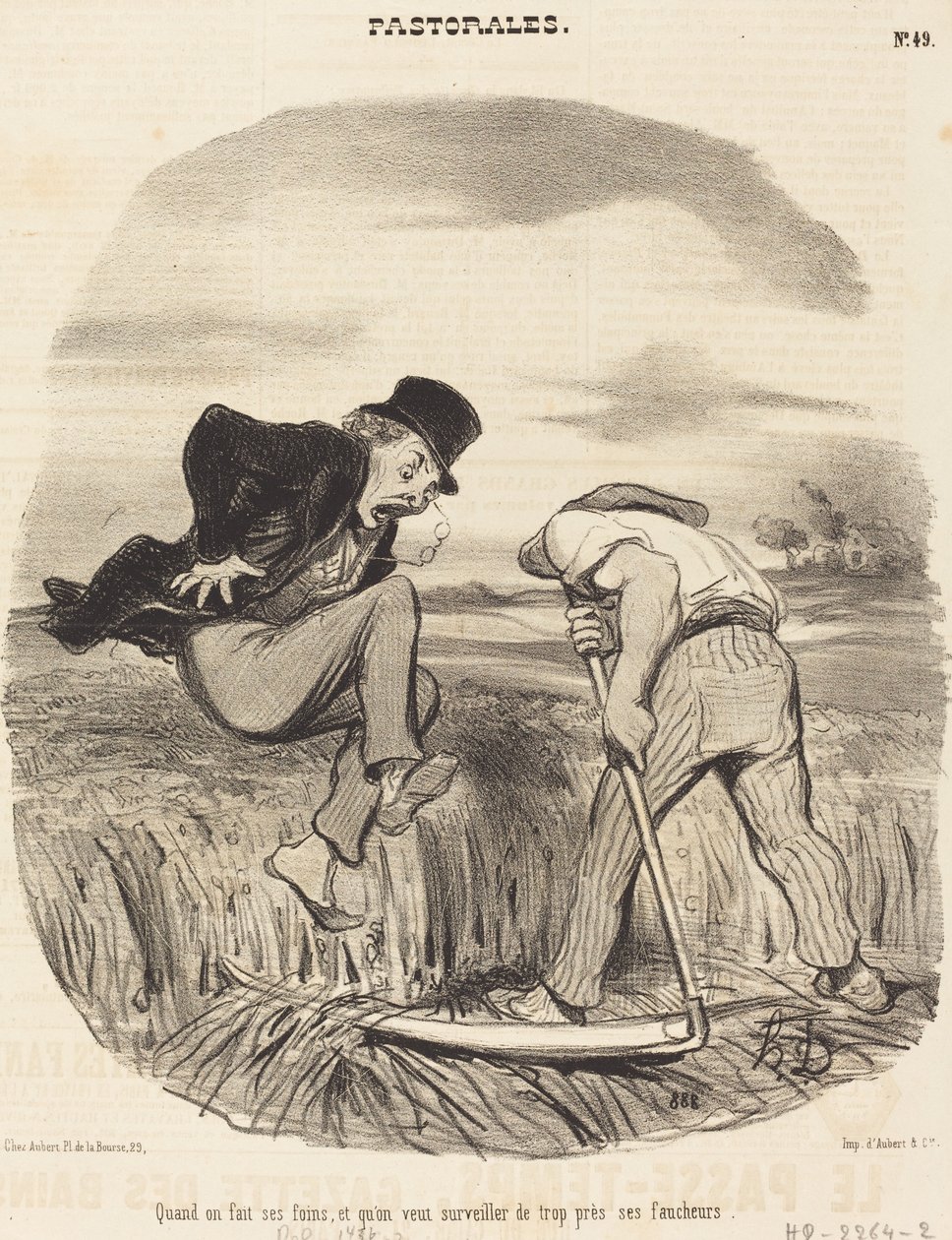 Samanımızı yaptığımızda... by Honoré Daumier