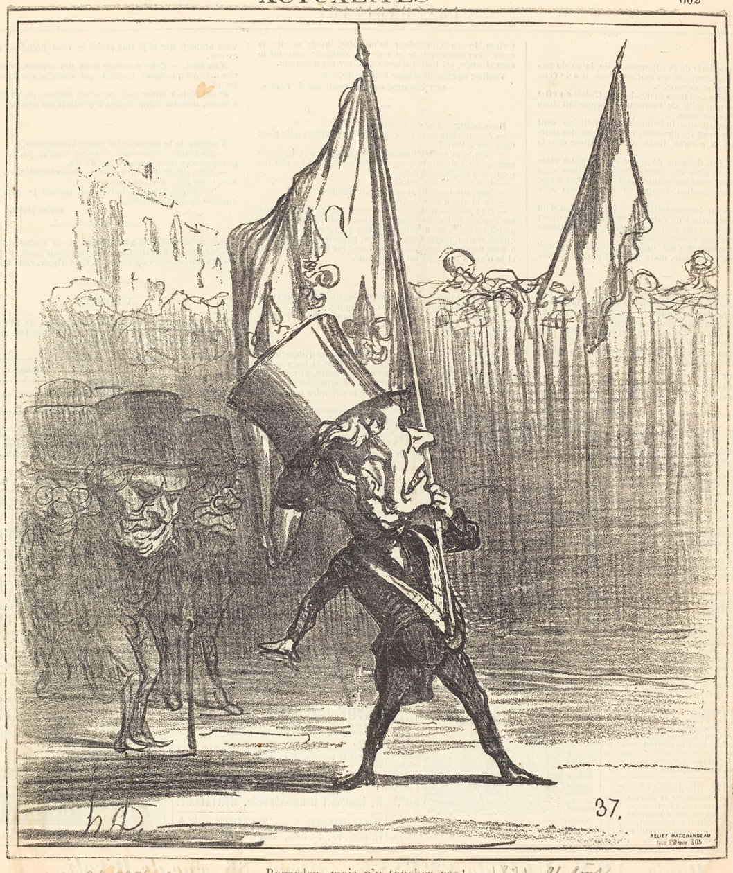Bak ama dokunma! by Honoré Daumier