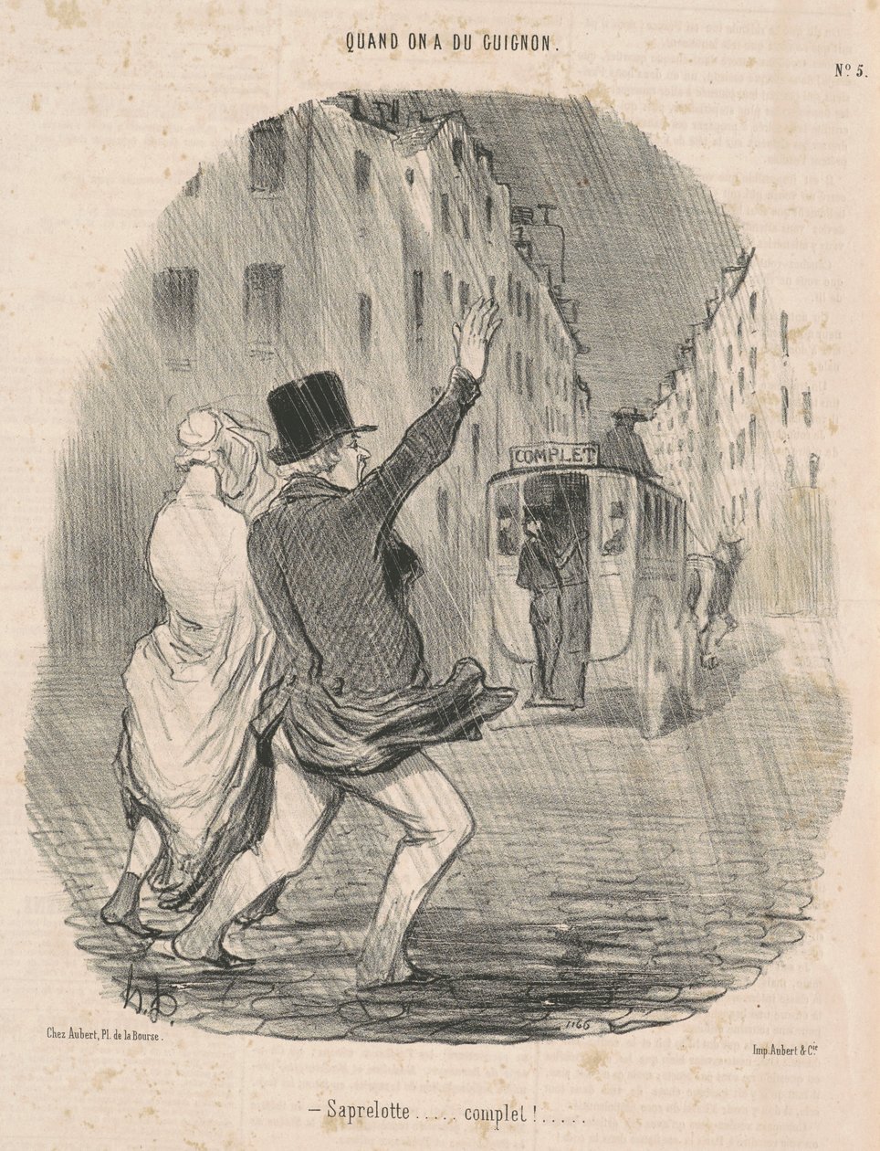 Saprelotte ... Tamamla! ... by Honoré Daumier