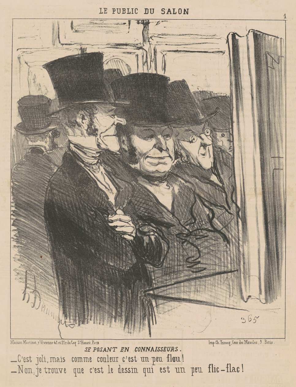 Uzmanlar olarak poz vermek by Honoré Daumier