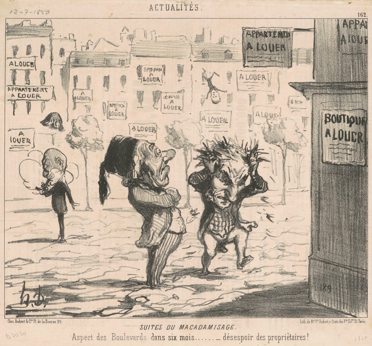 Makadamizasyondan sonra by Honoré Daumier