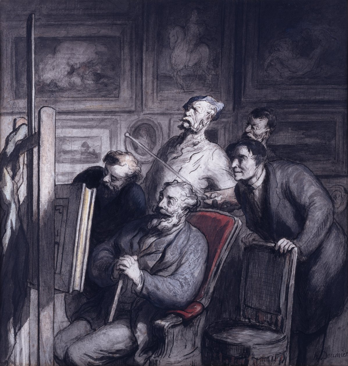 amatörler by Honoré Daumier